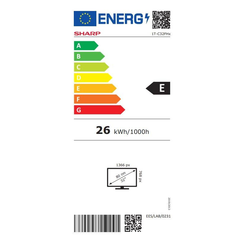 Sharp 32 Zoll FH2 HD LED TV schwarz