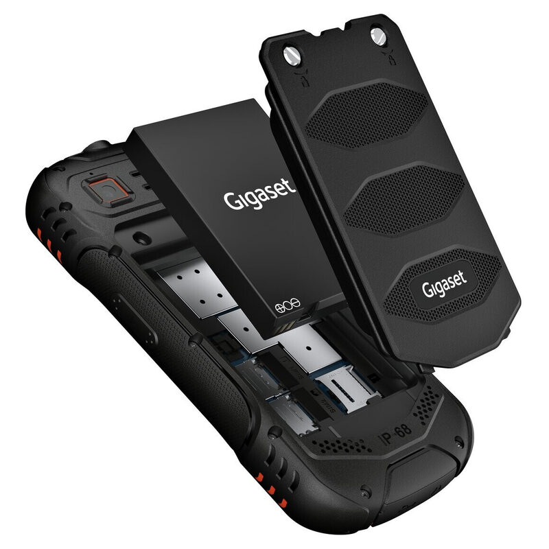 Gigaset GLX8 Plus 4G Dual SIM, schwarz Outdoor Featurephone