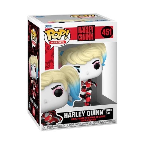Funko 65614 - Pop! DC Heroes - Harley Quinn with Bat #451
