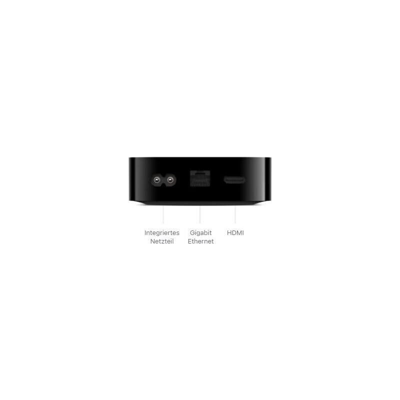 Apple TV 4 128GB, Ethernet, schwarz