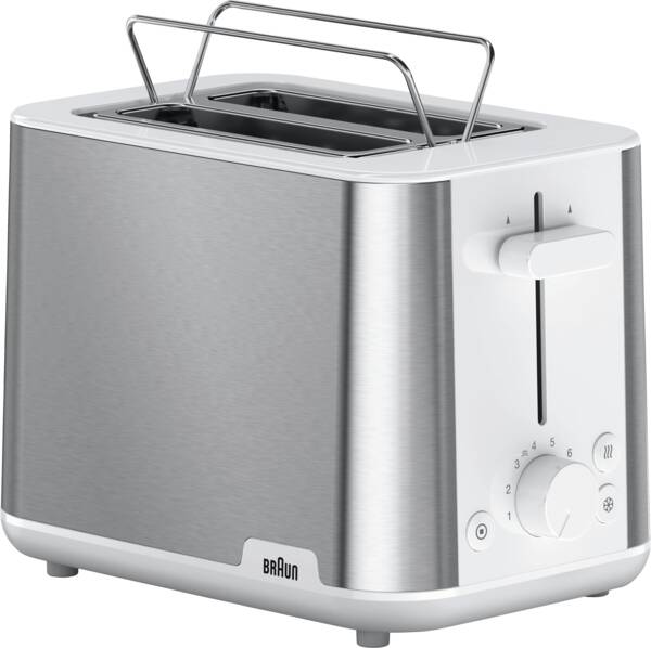 Braun Domestic Home 2-Scheiben-Toaster HT 1510WH Weiss