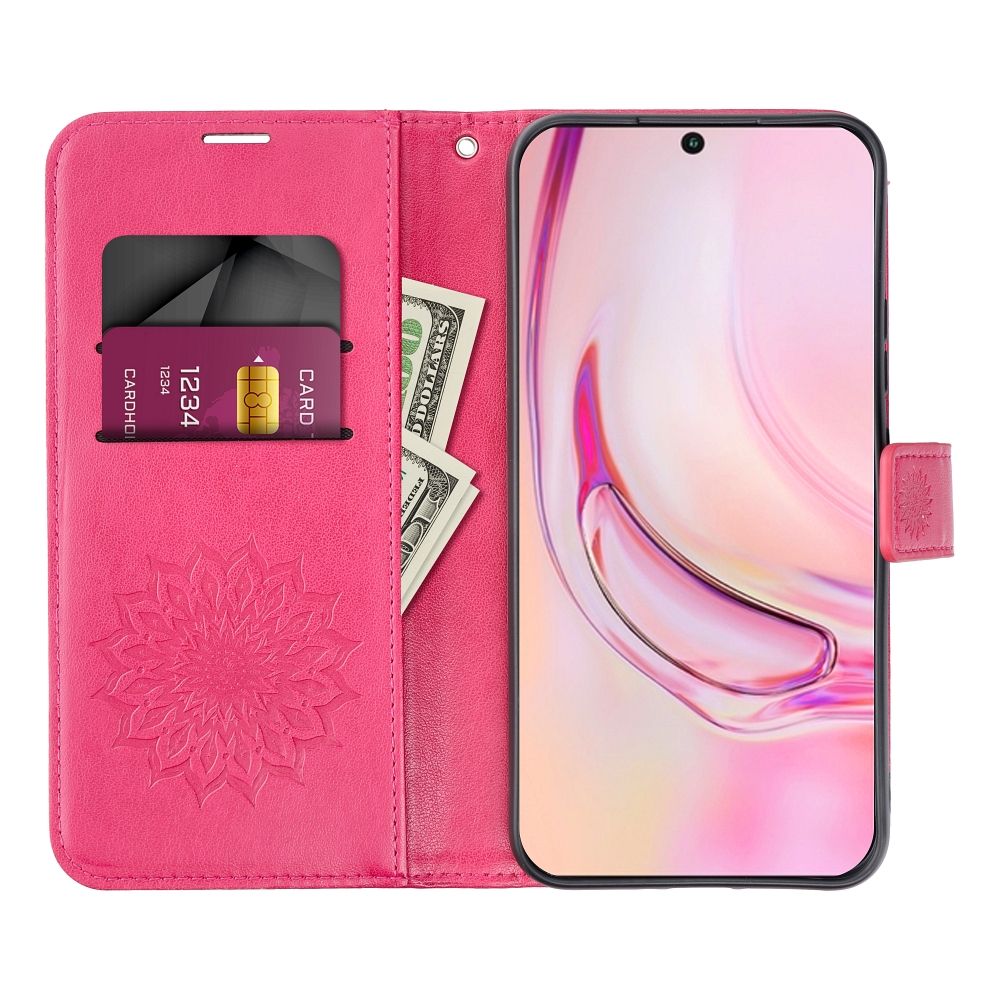 MEZZO Buchholster für SAMSUNG S25 Plus mandala magenta