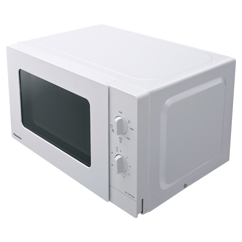 Panasonic NN-GM21QWEPG, Mikrowelle mit Grillfunktion und Drehteller aus Glas, weiss