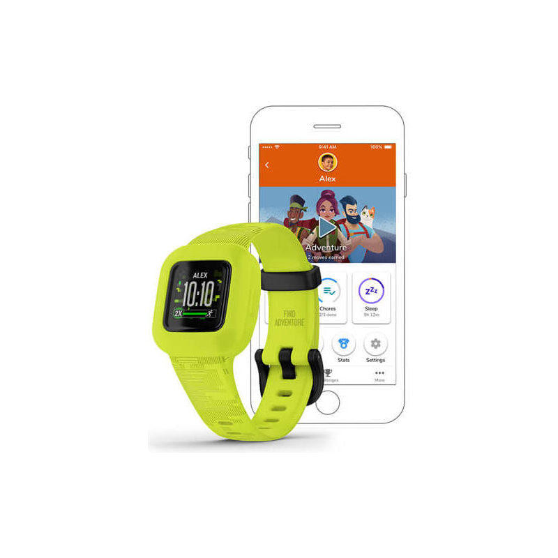 Garmin VIVOFIT JR. 3 DIGICAMO (Neongruen /Schwarz graviert)
