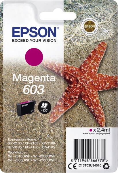 Epson Tintenpatrone 603 Magenta