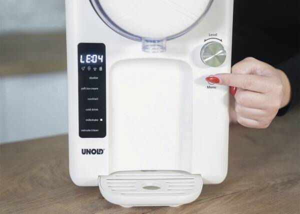 Unold Eismaschine 48950 2in1 Slush- und Softeismaschine Sofie Weiss