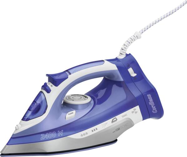 Clatronic Dampfbügeleisen DB 3706 Blau-Weiss