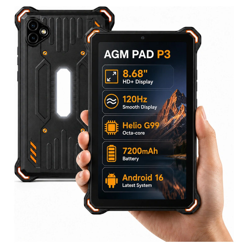 AGM P3 Compact 4G, 6/128, schwarz