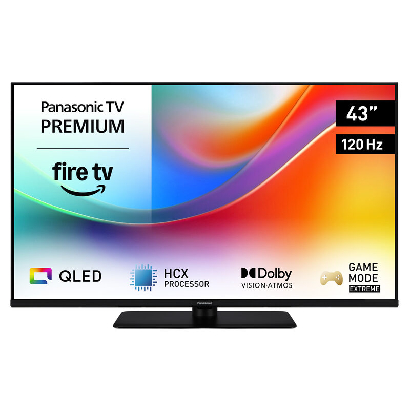 Panasonic 43 Zoll 4K UHD QLED TV schwarz