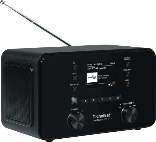 Technisat Sat/Audio/Zubehör Design-Radio DIGITRADIO 550 IR Schwarz