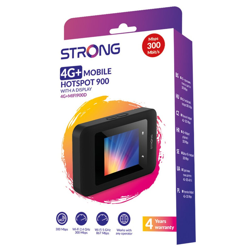 Strong Tragbarer 4G+Hotspot 900D
