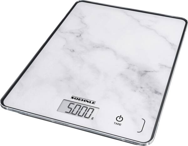Soehnle Küchenwaage 61516 Page Compact 300 marble Marmor