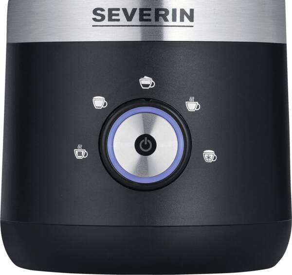 Severin Milchaufschäumer SM 3588 Schwarz-Silber