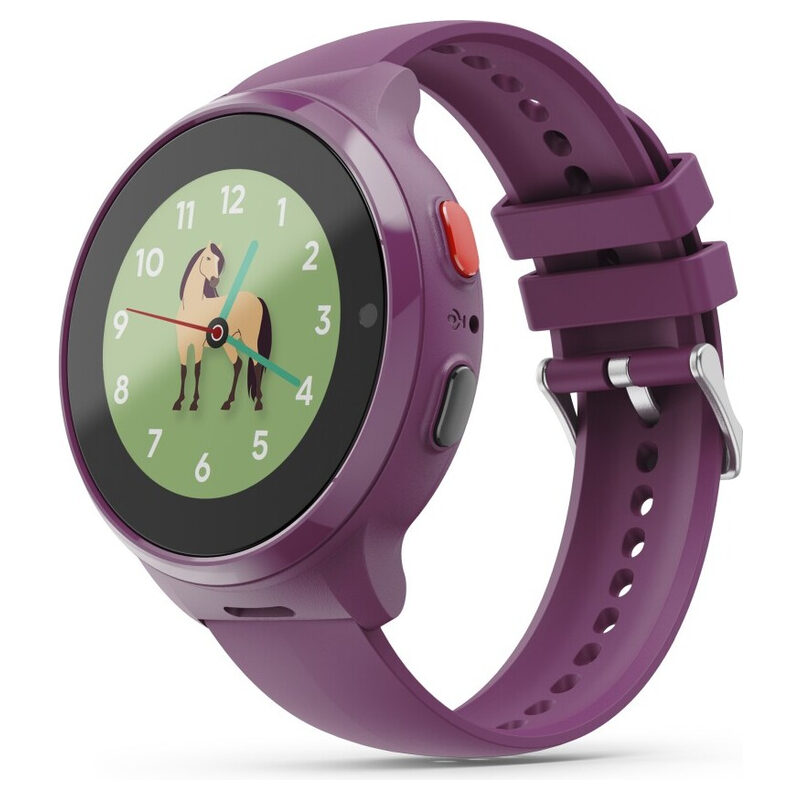 Hama Kinder-Smartwatch, GPS, SOS-Taste, Bluetooth, Telefonfunktion, Berry