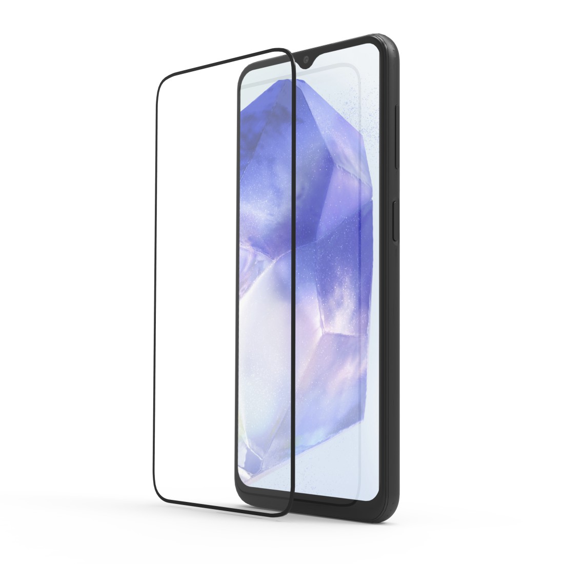 Hama Handy-Schutzglas "Extreme Protect" für Samsung Galaxy A55 5G, Montagehilfe
