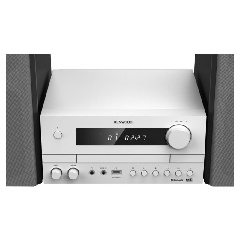 Kenwood M-822DAB MicroHifi DAB+ BT weiss