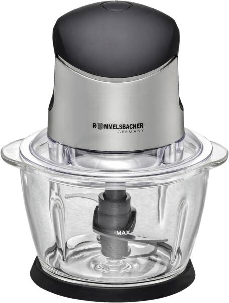 Rommelsbacher Zerkleinerer MZ 400 Edelstahl-Schwarz