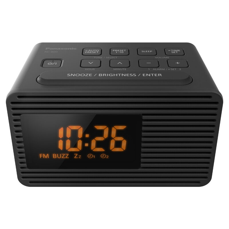 Panasonic RC-800 Radiowecker UKW schwarz