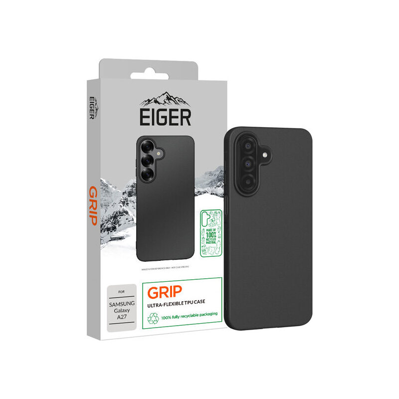 Eiger · Grip Case Samsung A27 (schwarz)