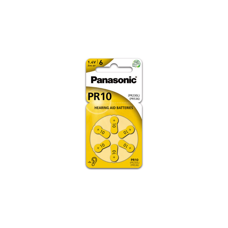 Panasonic PR-230(10)/6LB Knopfzelle Hörg