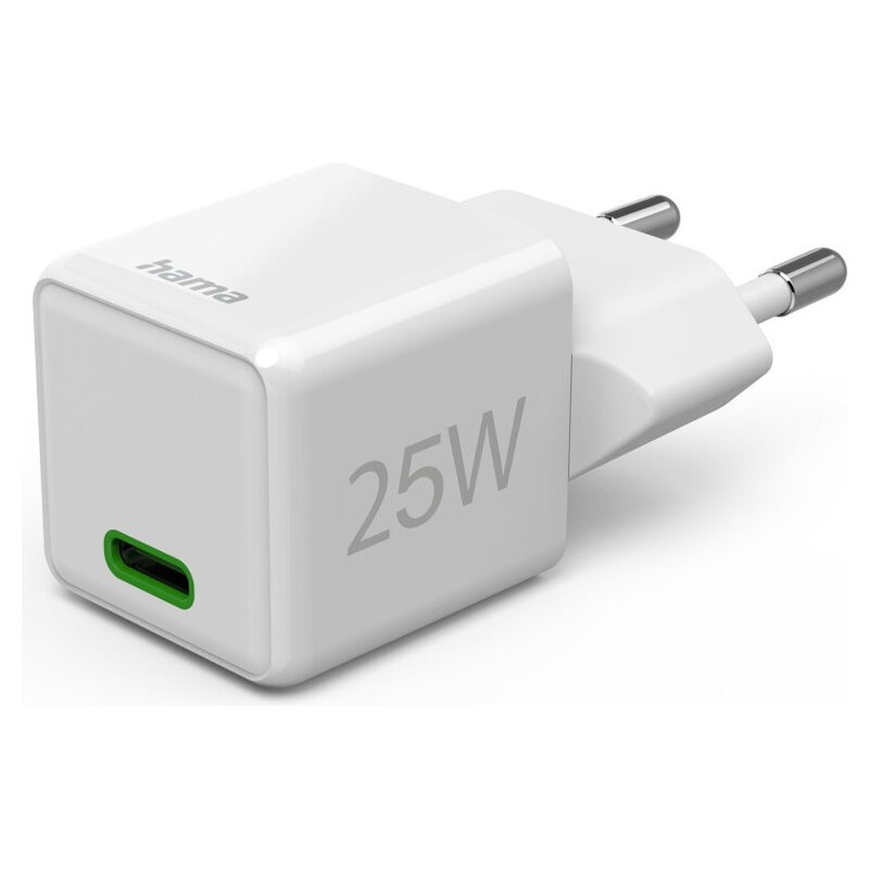 Hama Netzteil Mini, USB-C 25W weiss