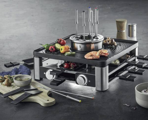 WMF Raclette Lumero Gourmet Station 3-in-1 Cromargan