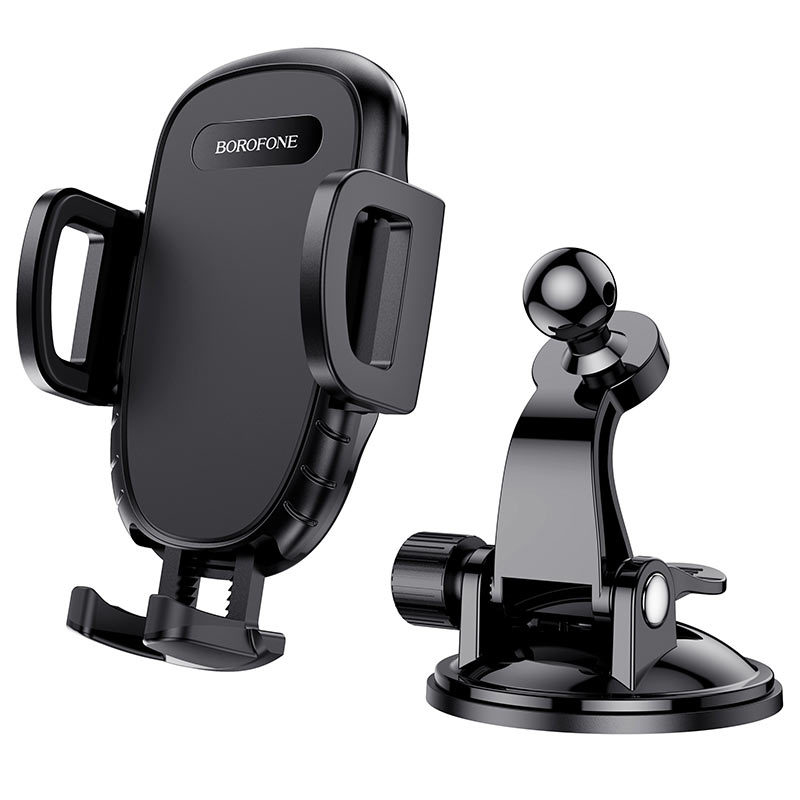 BOROFONE CAR HOLDER BH37 ROUTE WITH SUCTION CUP BLACK