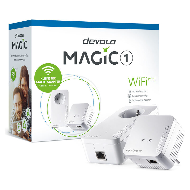 devolo Magic 1 WiFi mini Starter Kit weiss