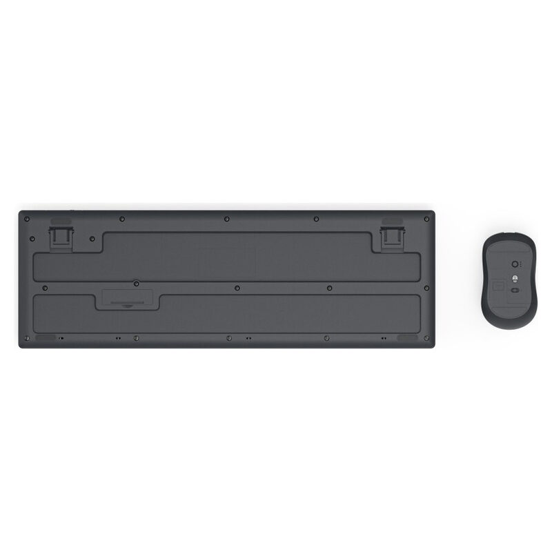 HAMA Funk-Tastatur-/Maus-Set WKM-200, 8 Media-Tasten, QWERTZ DE, Schwarz