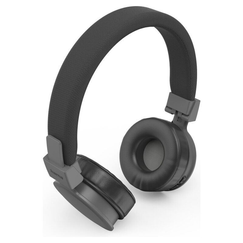 Hama Bluetooth-Kopfhörer Freedom Lit, faltbar, On-Ear, mit Mikrofon, Schwarz