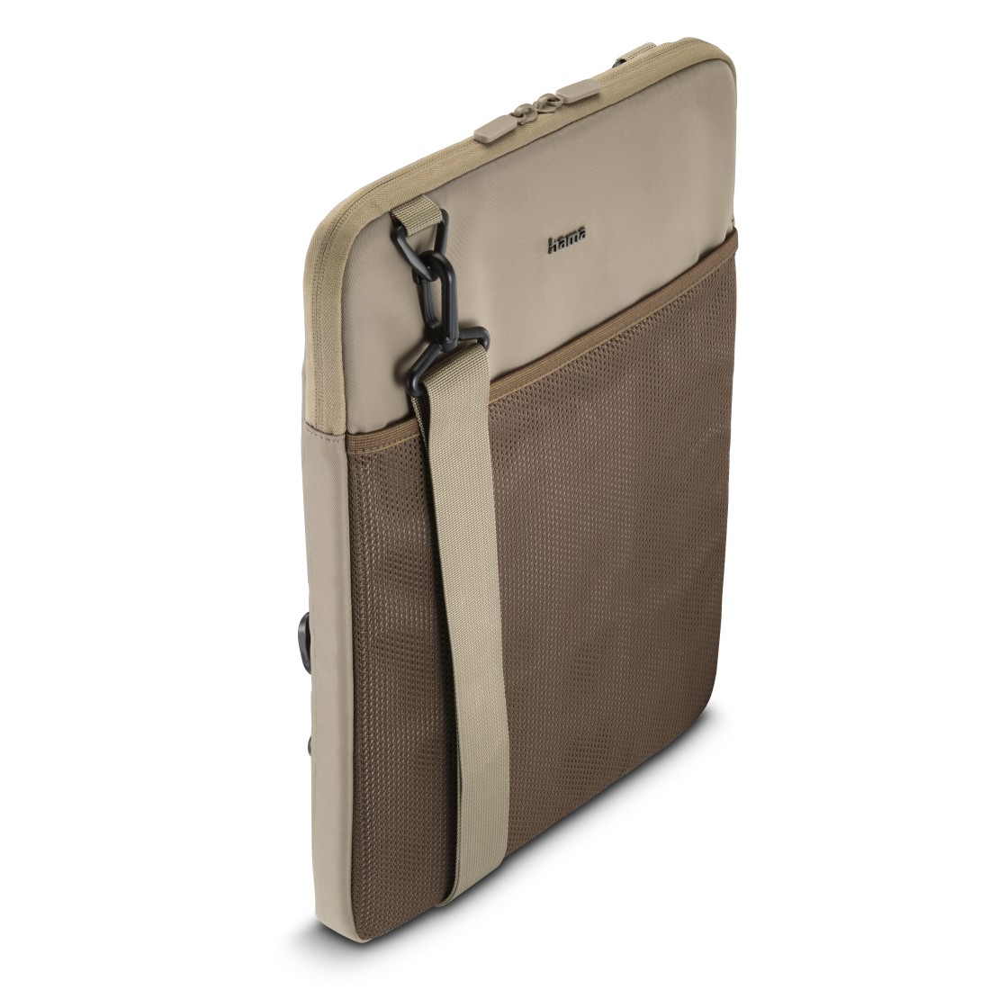 Hama Laptop-Sleeve "To Go" zum Umhängen, von 34 bis 36 cm (13,3" - 14,1"), Bg-Br