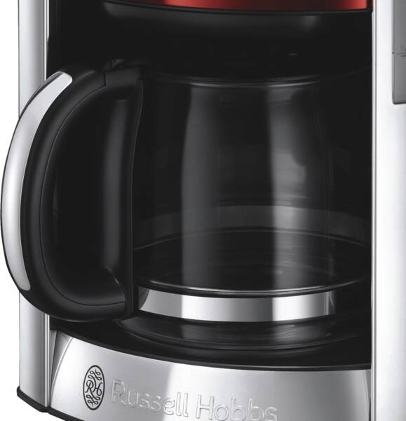 Russell Hobbs Filterkaffeemaschine Luna Solar Red Glas Rot