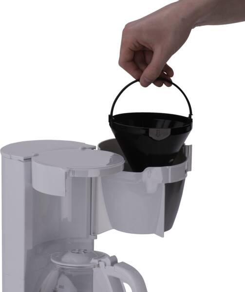 Cloer Filterkaffeemaschine 5011 Weiss-Edelstahl