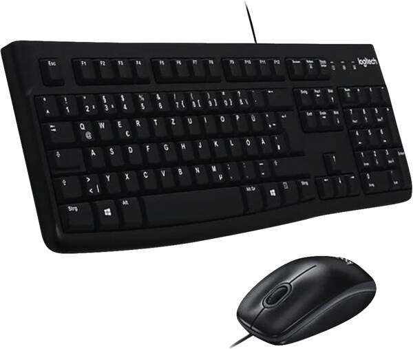 Logitech Tastatur-/Maus-Set MK120 Desktop