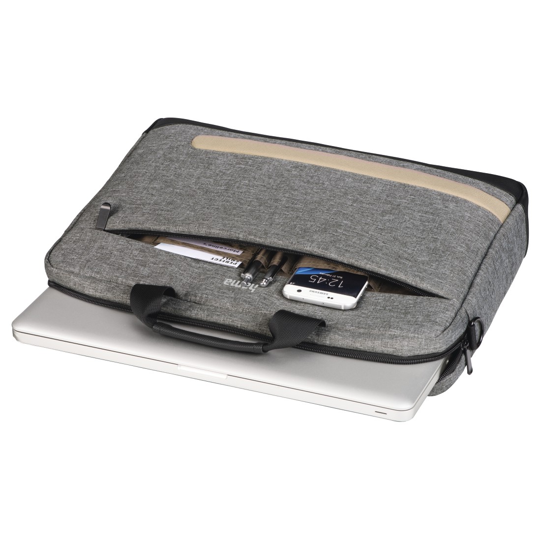 Hama Laptop-Tasche "Terra", bis 40 cm (15,6"), Grau