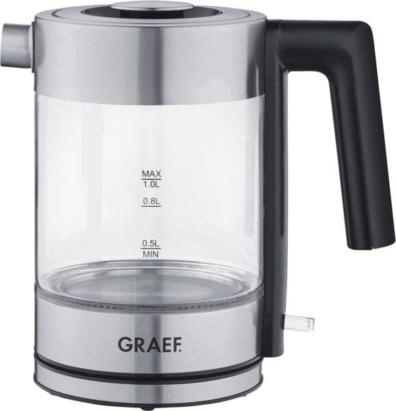 Graef Wasserkocher WK 300 Edelstahl-Schwarz