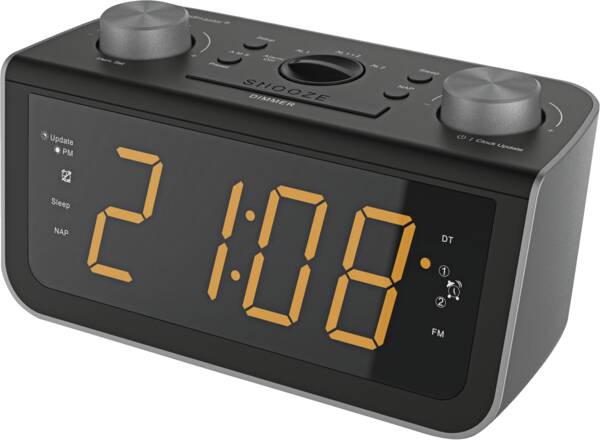 Soundmaster Uhrenradio FUR5005 Schwarz