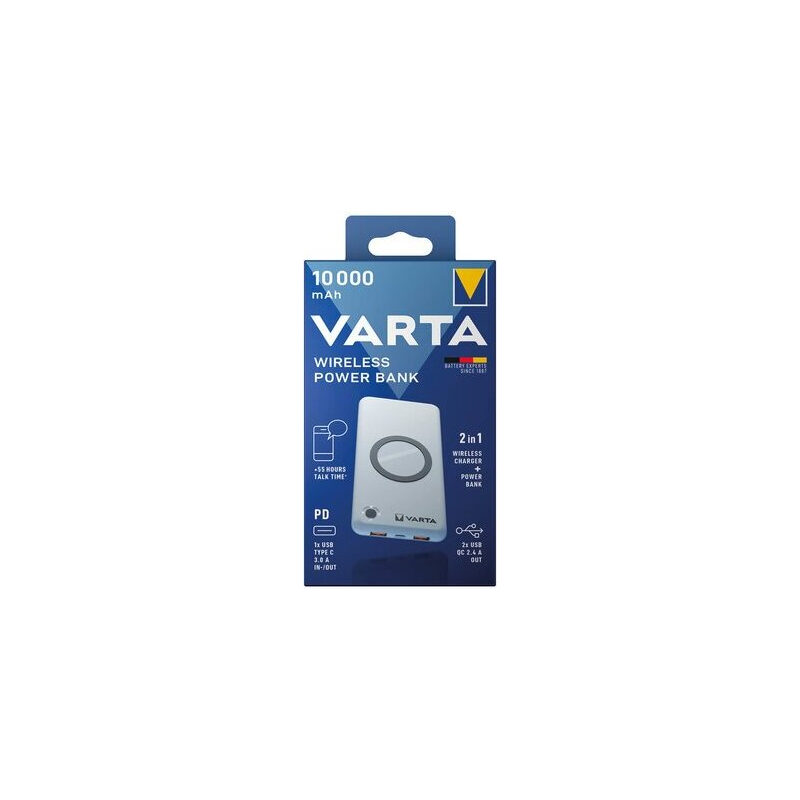 Varta Power Bank Wireless 10.000mAh