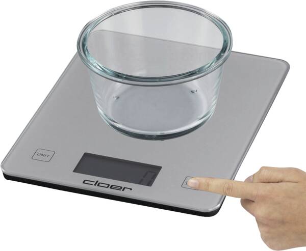 Cloer Küchenwaage 6878 Silber