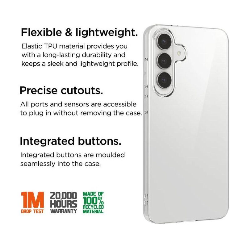 Eiger · Grip Case Samsung S26 FE (clear)