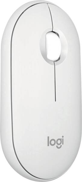 Logitech Maus Pebble Mouse 2 M350s Weiss