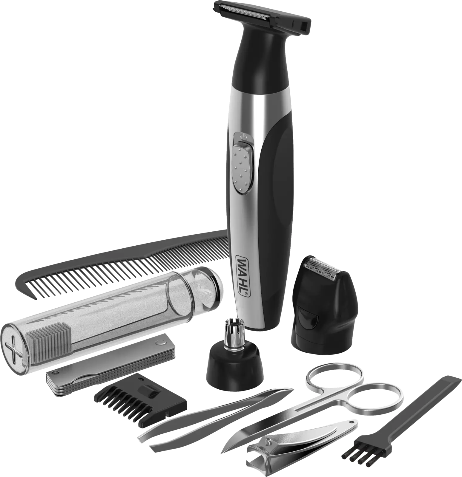 Wahl DeLuxe Travel Kit — Schwarz-Edelstahl