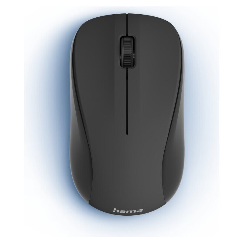 Hama Optische Funkmaus MW-300 V2, 3 Tasten, Schwarz