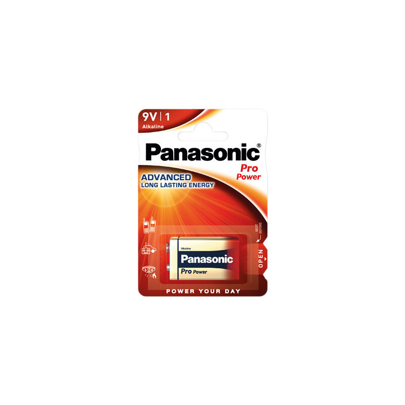 Panasonic 6LR61PPG1/BP Batterie 9V