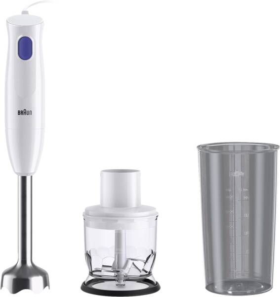Braun Domestic Home Stabmixer MQ 10.201M Weiss-Blau
