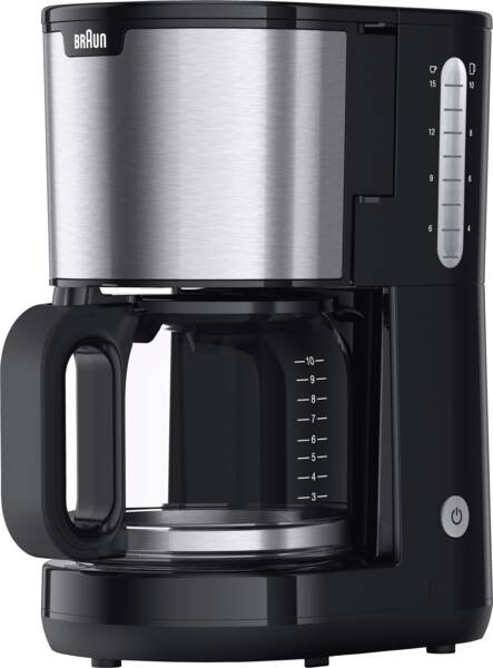 Braun Domestic Home Filterkaffeemaschine KF 1500BK Schwarz