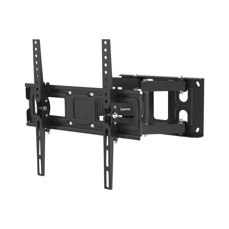 Hama TV-Wandhalterung, Fullmotion, 191cm (75), VESA 100x100 bis 400x400, 2 Schwenkarme, max. 40kg, Schwarz