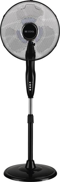 BE COOL Stand-Ventilator BC16SFRC Schwarz