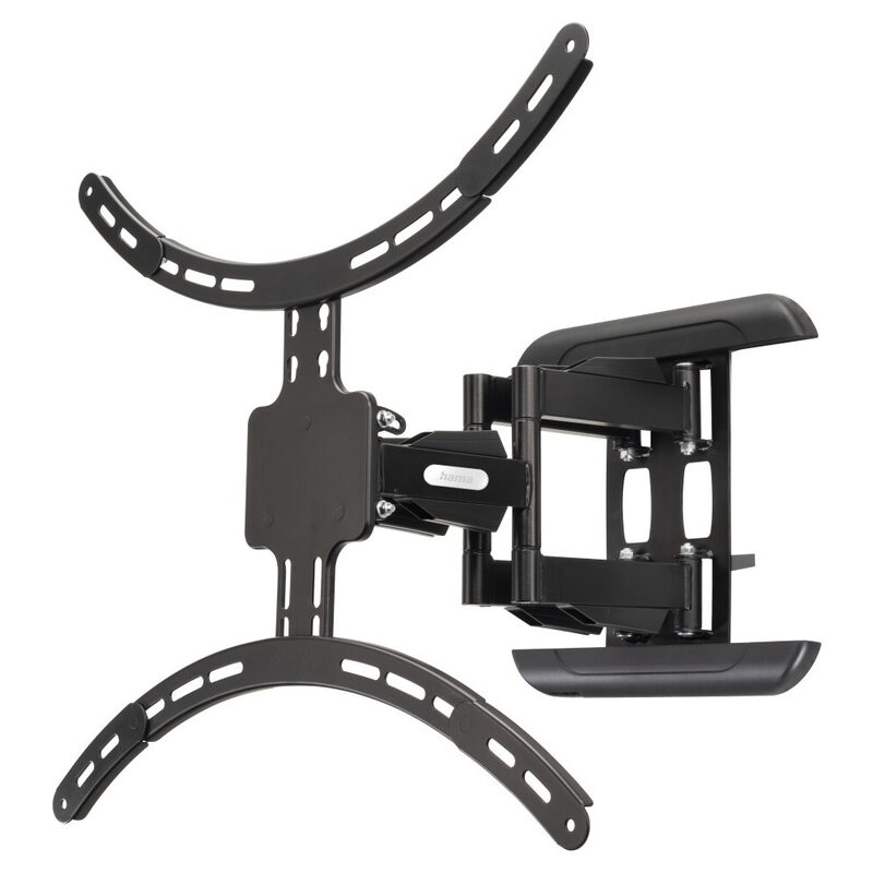 Hama TV-Wandhalterung FULLMOTION, 3 Sterne, 229 cm (90), Vesa 200x200 bis 600x500, schwarz