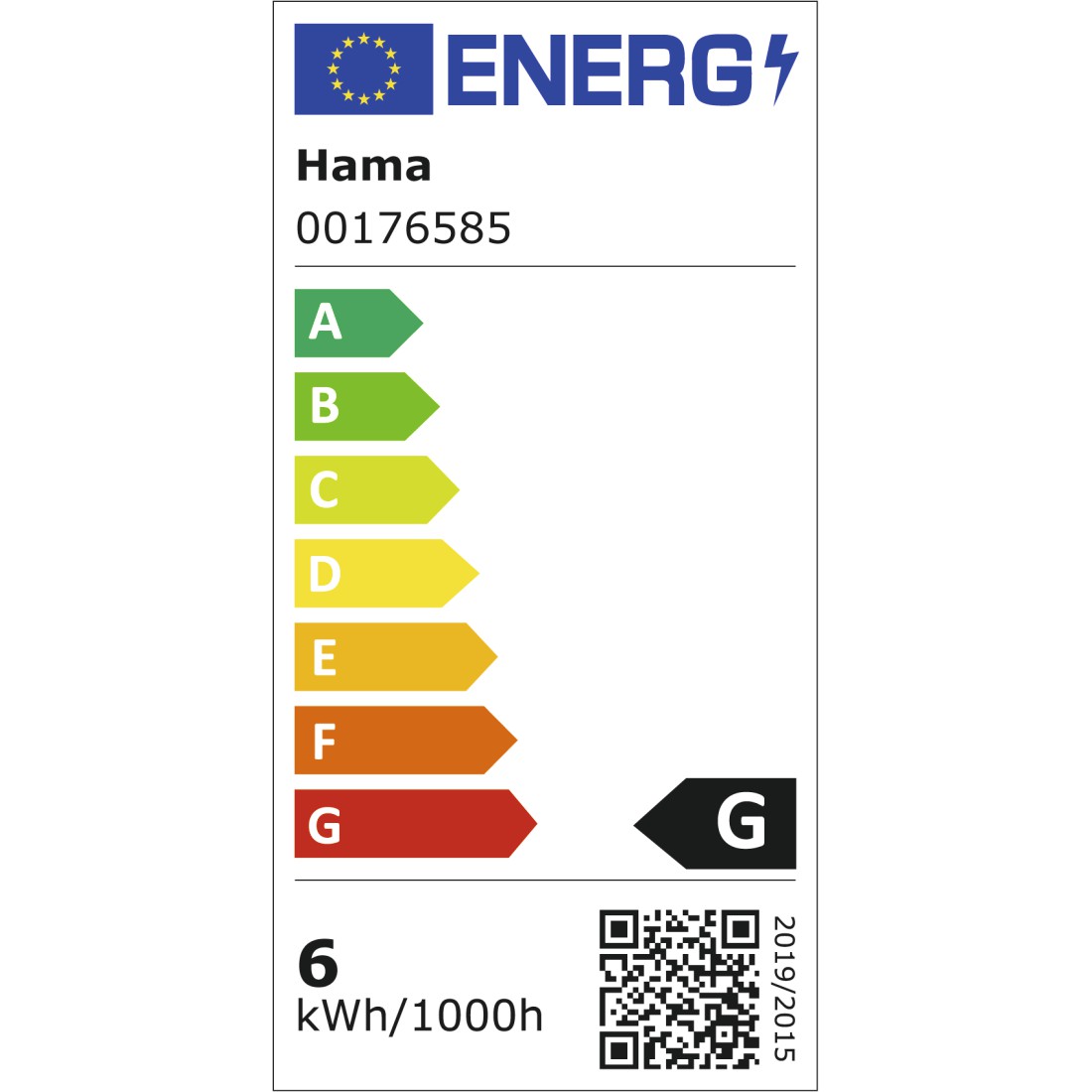 Hama WLAN-LED-Lampe, GU10, 5,5W, dimmbar, Refl., für Sprach-/App-Steuerung, Weiß